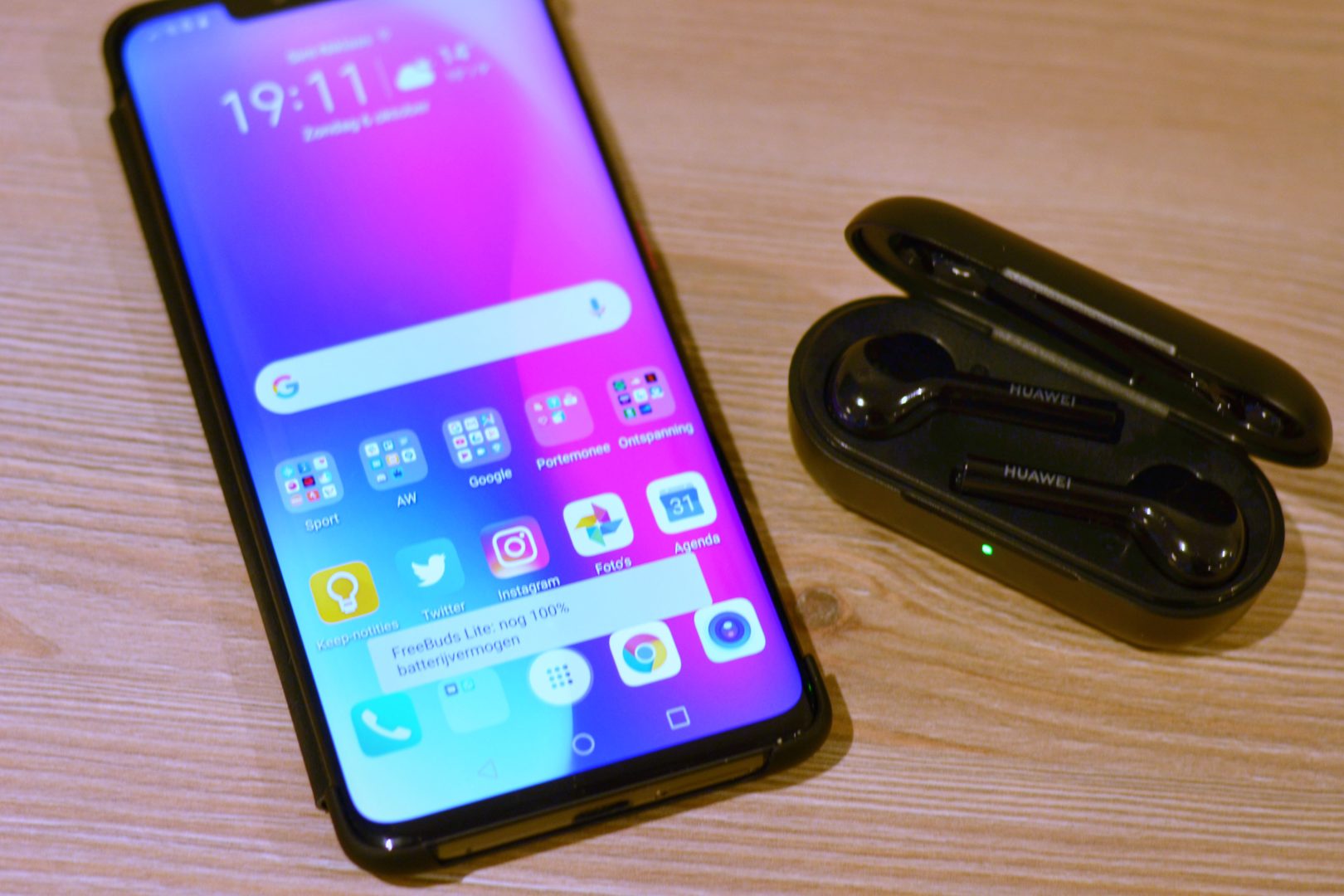 Huawei Freebuds Lite koppeling